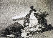 Francisco de goya y Lucientes What courage painting